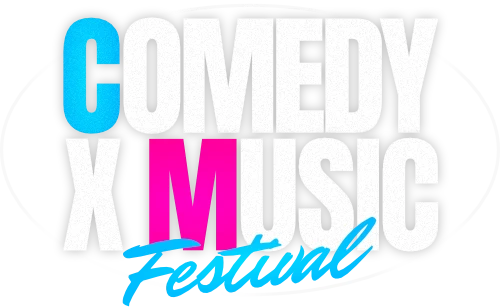 CxM Comedy x Music festival logo